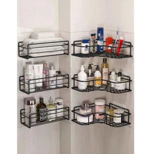 Prateleiras Suporte Com Alto Adesivos Para Parede Banheiro Cozinha lavanderia Shampoo E Sabonete