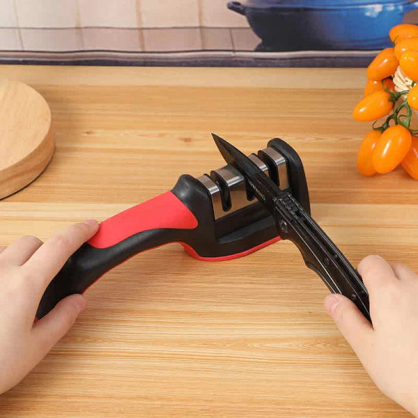 1/3/5 Amolador Afiador De Facas Em Aço Inox Com 3 Afiadores Amolador De Facas Profissional Promoção