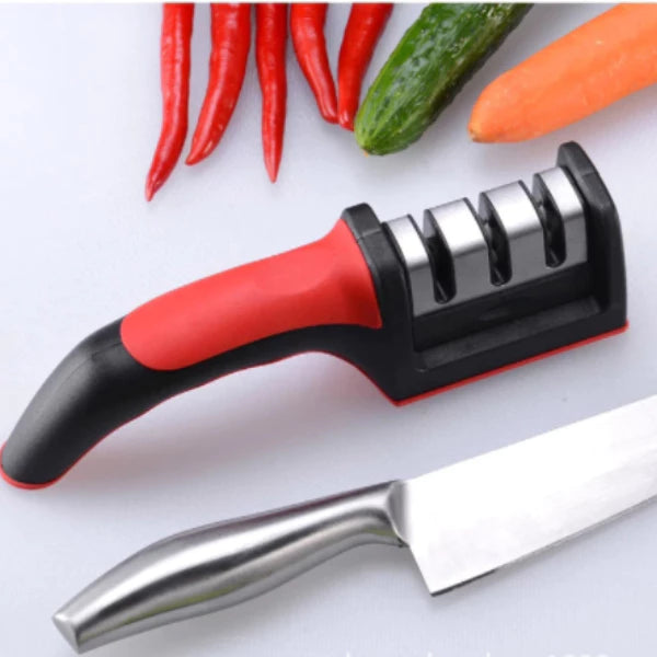 1/3/5 Amolador Afiador De Facas Em Aço Inox Com 3 Afiadores Amolador De Facas Profissional Promoção